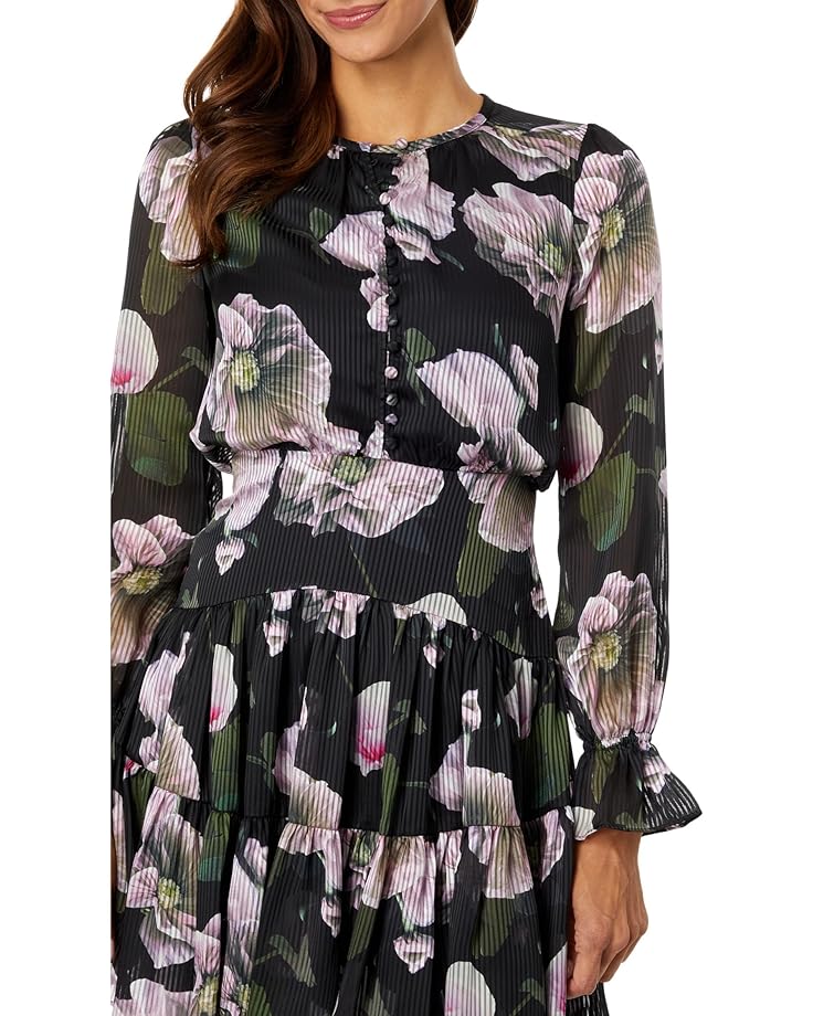 Ted Baker Yassley Long Sleeve Button-Up Tiered Mini Dress - #3 of 4