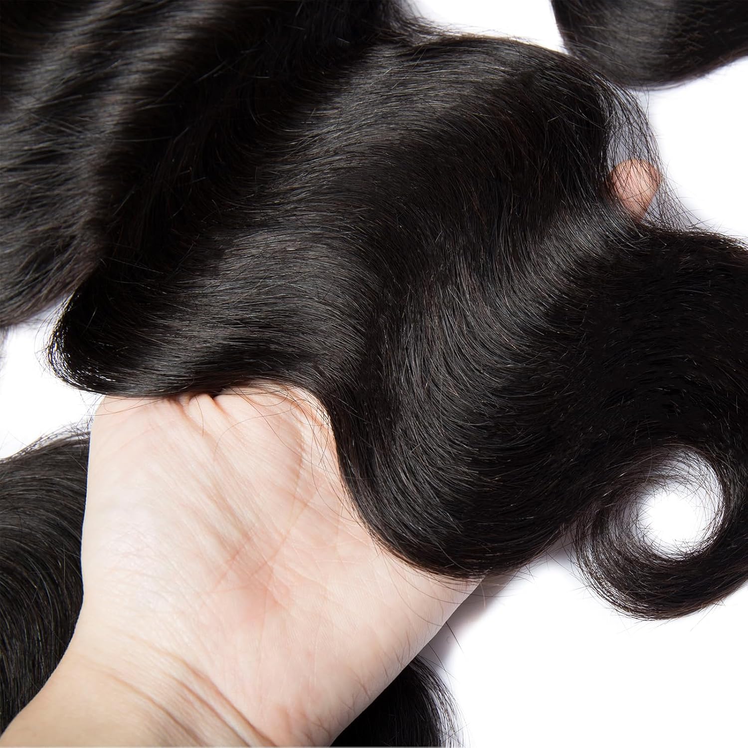 Lemoda 13x4 Frontal Body Wave HD Transparent Lace Frontals Brazilian Virgin Human Hair Lace Frontal Closure Natural Black 16 Inch