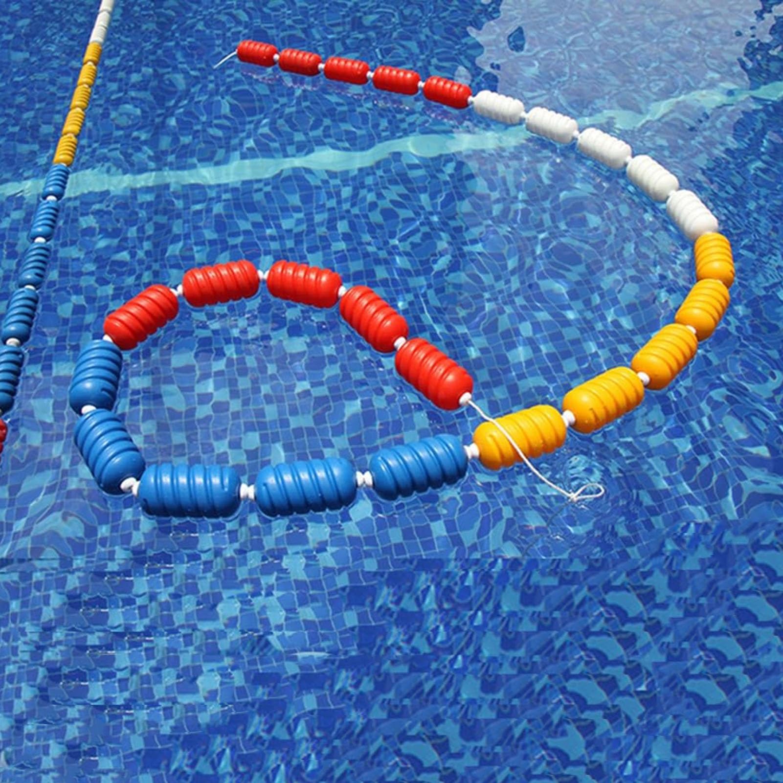 GJZQDKX Pool Safety Divider Lane Line,3.3ft to 98ft Pool Safety Rope Divider, Easy Install Lane Line for Indoor/Outdoor Pools, Durable Steel Wire, Safety Barrier for Swimming Pool, Pool Fence