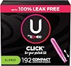 U by Kotex Click Multipack Tampons