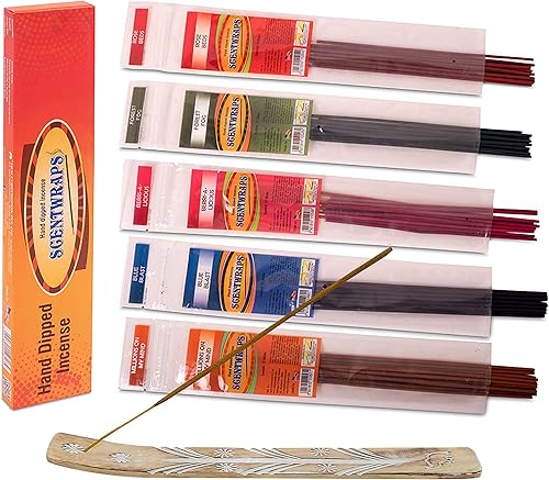 Miniatura 7 de Hem - Paquete variado de varillas de incienso 12 varillas x 10 unidades 120 varillas dobladillo Scentwrap de 11 pulgadas natural sumergido a mano