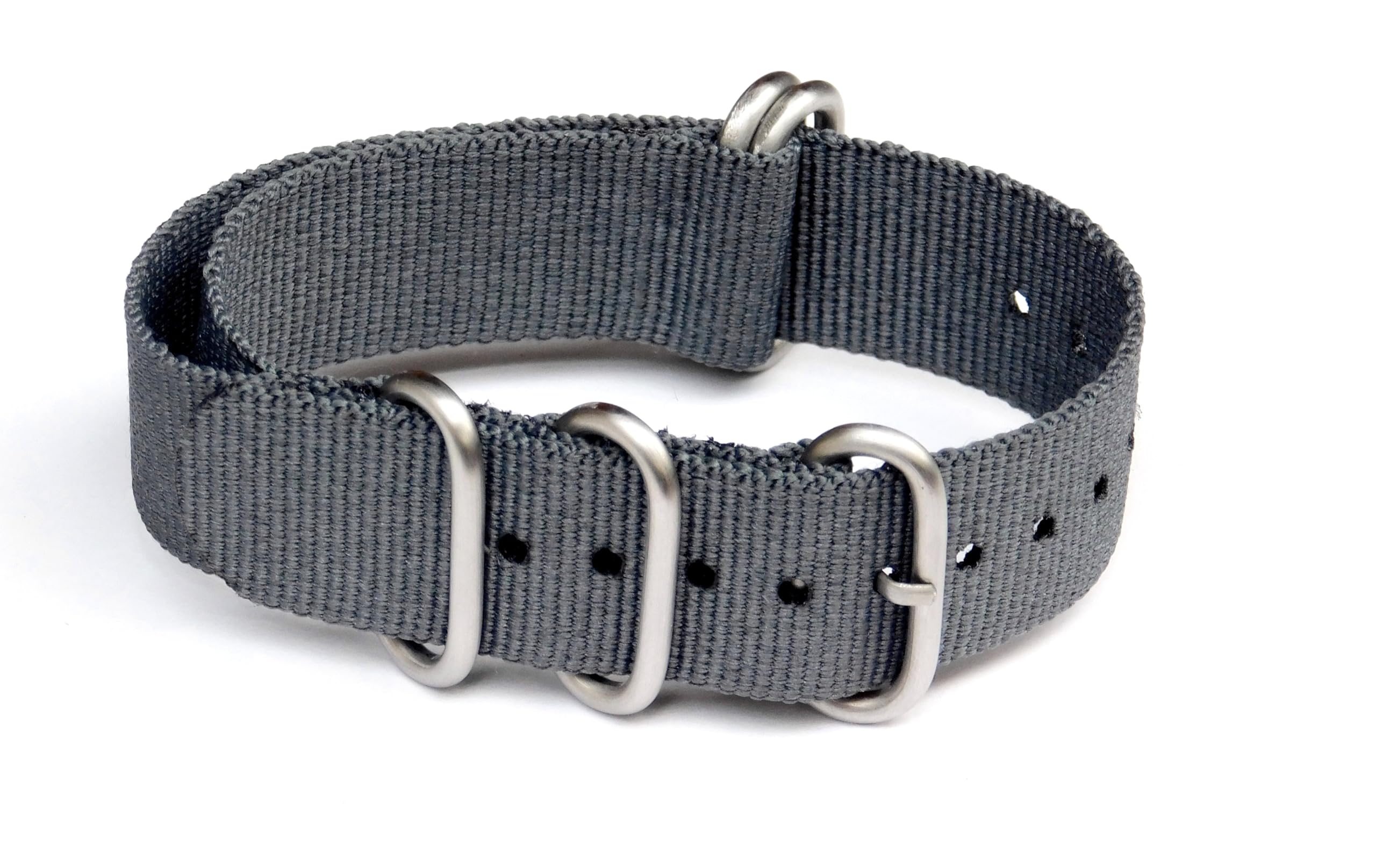 Stech 20mm Nylon Nato Strap For Watch 5 Rings (Steel Grey) (B07D68NYH2) Amazon Price History, Amazon Price Tracker