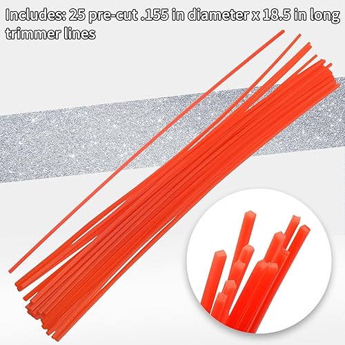 Miniatura 6 de Línea de corte de repuesto de cuerda con ruedas 490-040-C035 de 18 pulgadas para recortadoras de cuerda con ruedas MTDCub-Cadet 490-040-C35