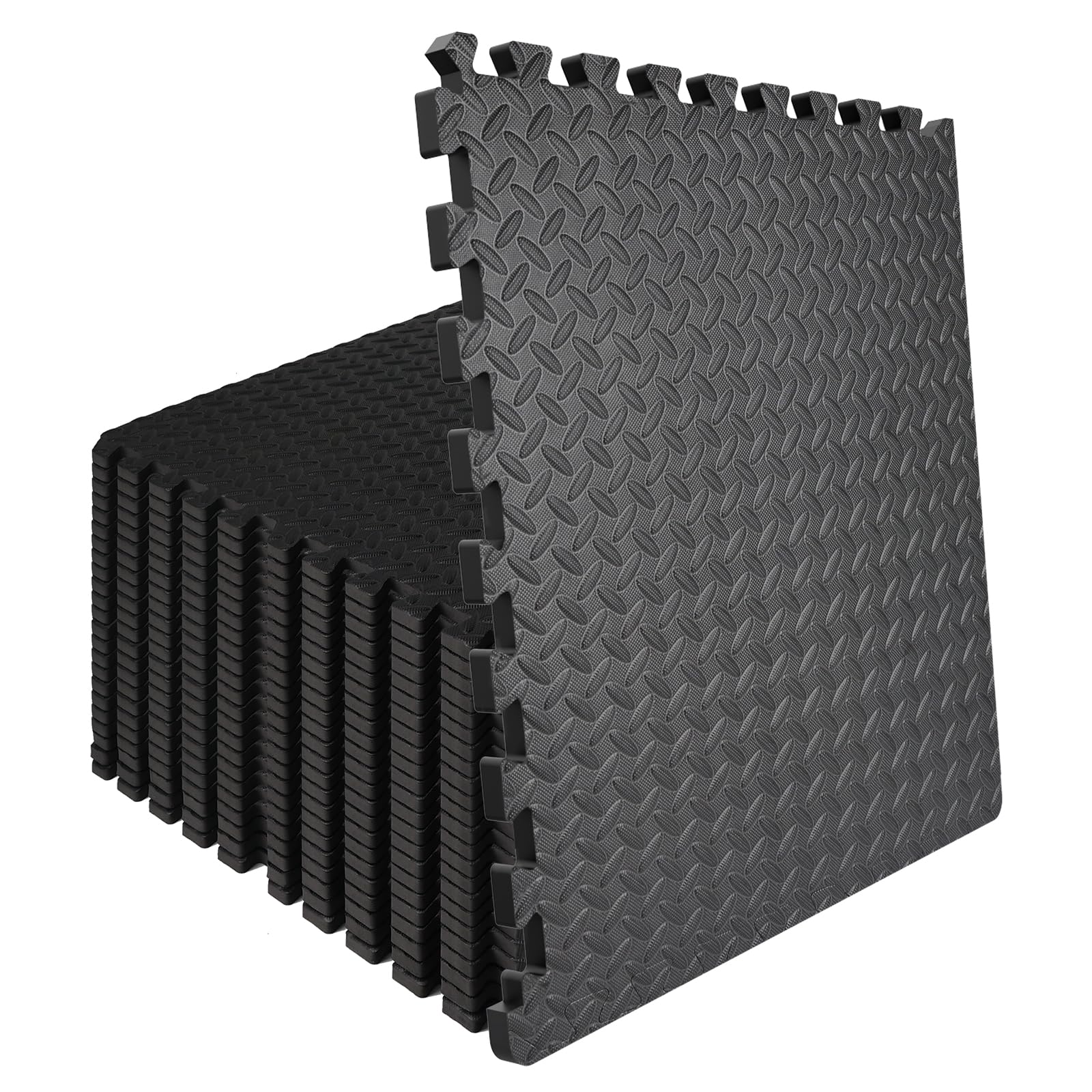 Amazon.com: WAWINY 96 Sq Ft (24 Tiles) Interlocking Exercise Mats