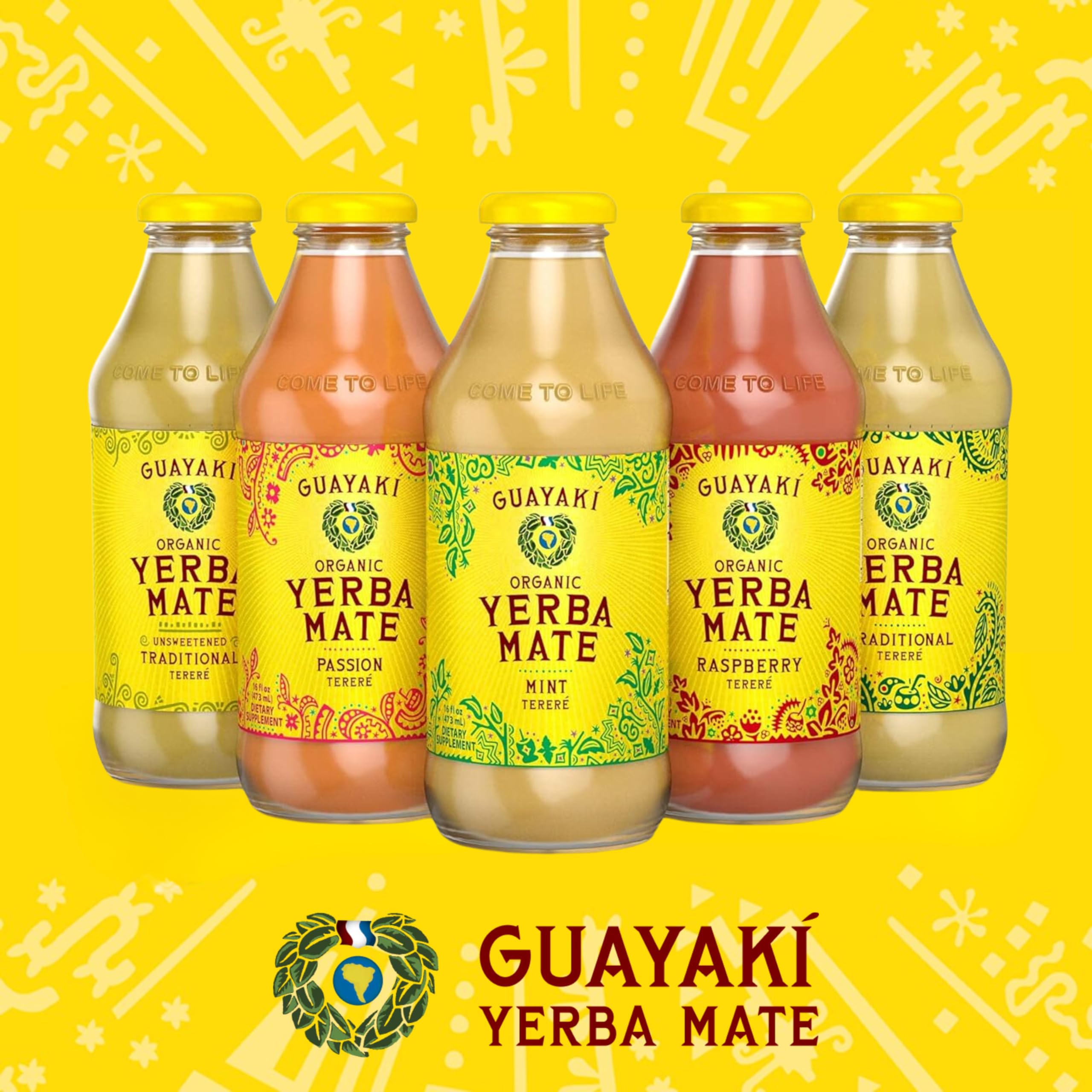 Amazon.com: Guayaki Yerba Mate Pure Passion Terere, Organic Energy