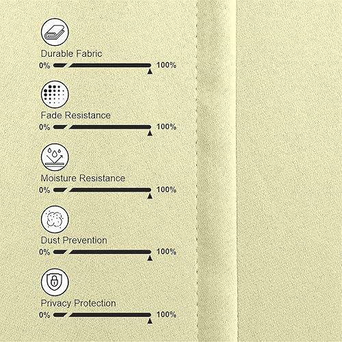 Miniatura 6 de Magic Drapes Cortina opaca plisada triple con aislamiento térmico para oscurecer la habitación, a prueba de derrames, lavable a máquina, paneles de