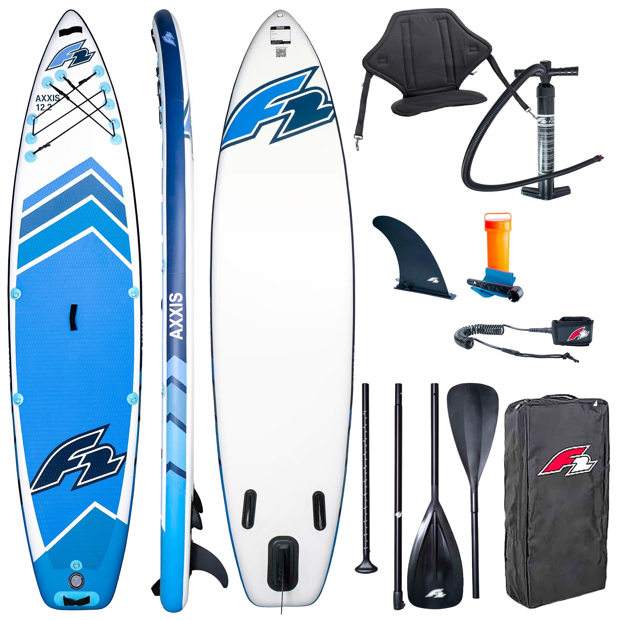 Campsup SUP F2 AXXIS Combo - Tabla de surf hinchable para principiantes y avanzados con accesorios