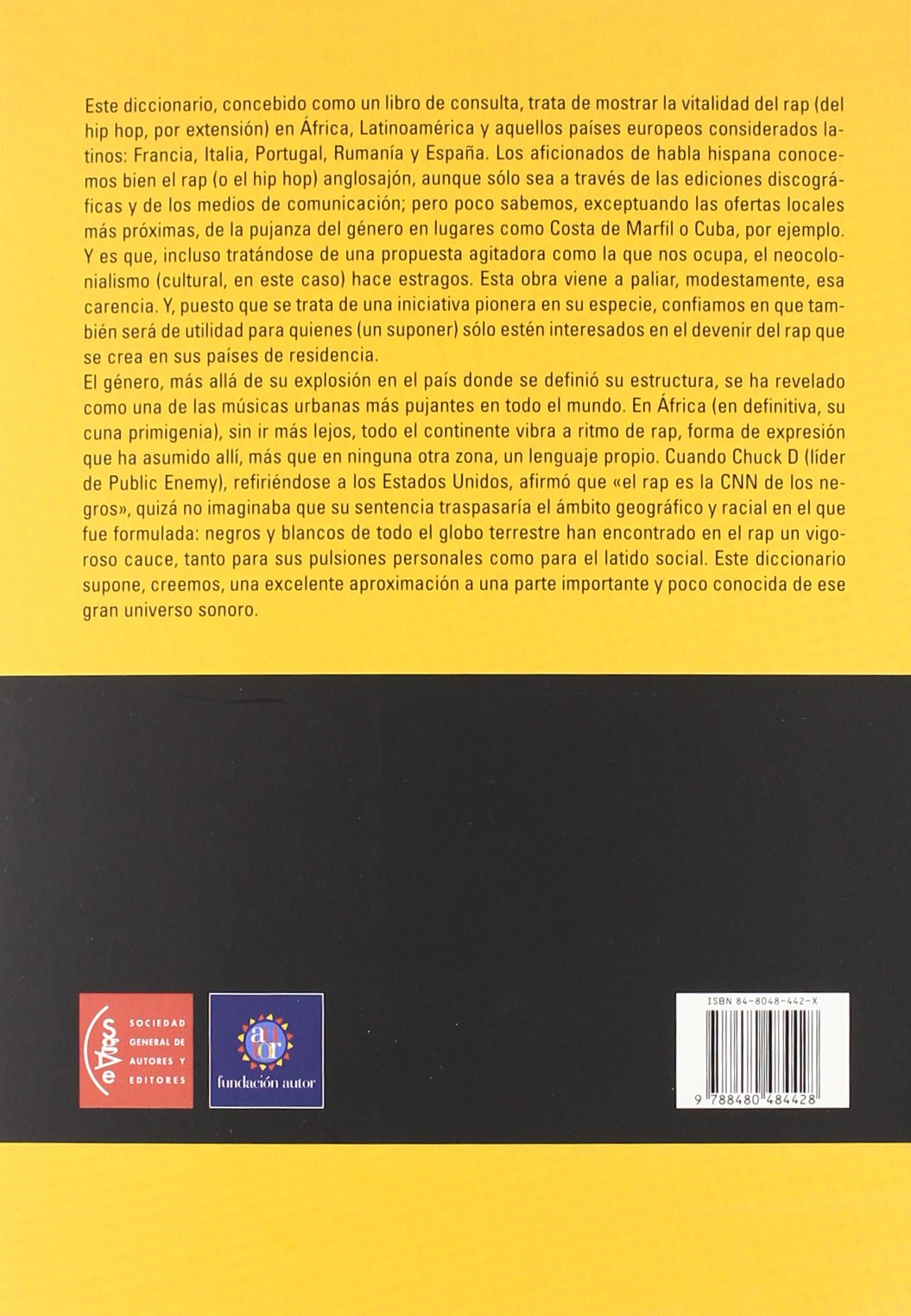 Diccionario De Hip-Hop y Rap Afrolatinos/ Dictionary of Hip-Hop and Afro-Latin Rap