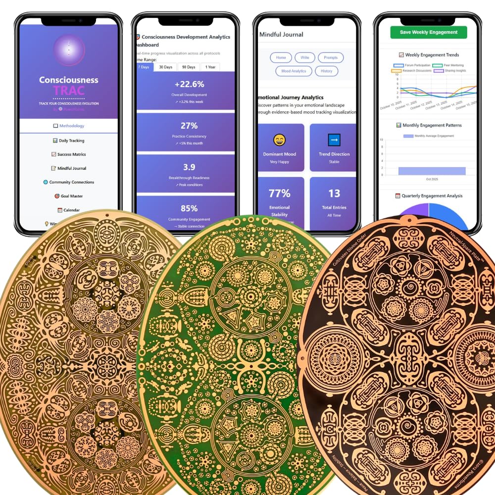 Gifts for The Spiritual Person, Powerforms 3, Neutral Space, Portal, Super Cell, and Velvet Carry Bag