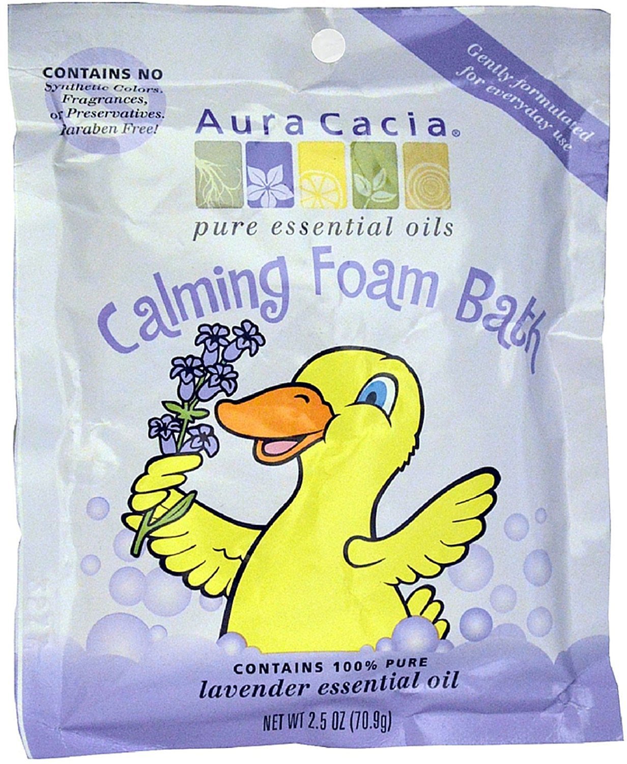Aura Cacia Calming Foam Bath, Lavender Essentials Oil 2.50 oz (Pack of 11)