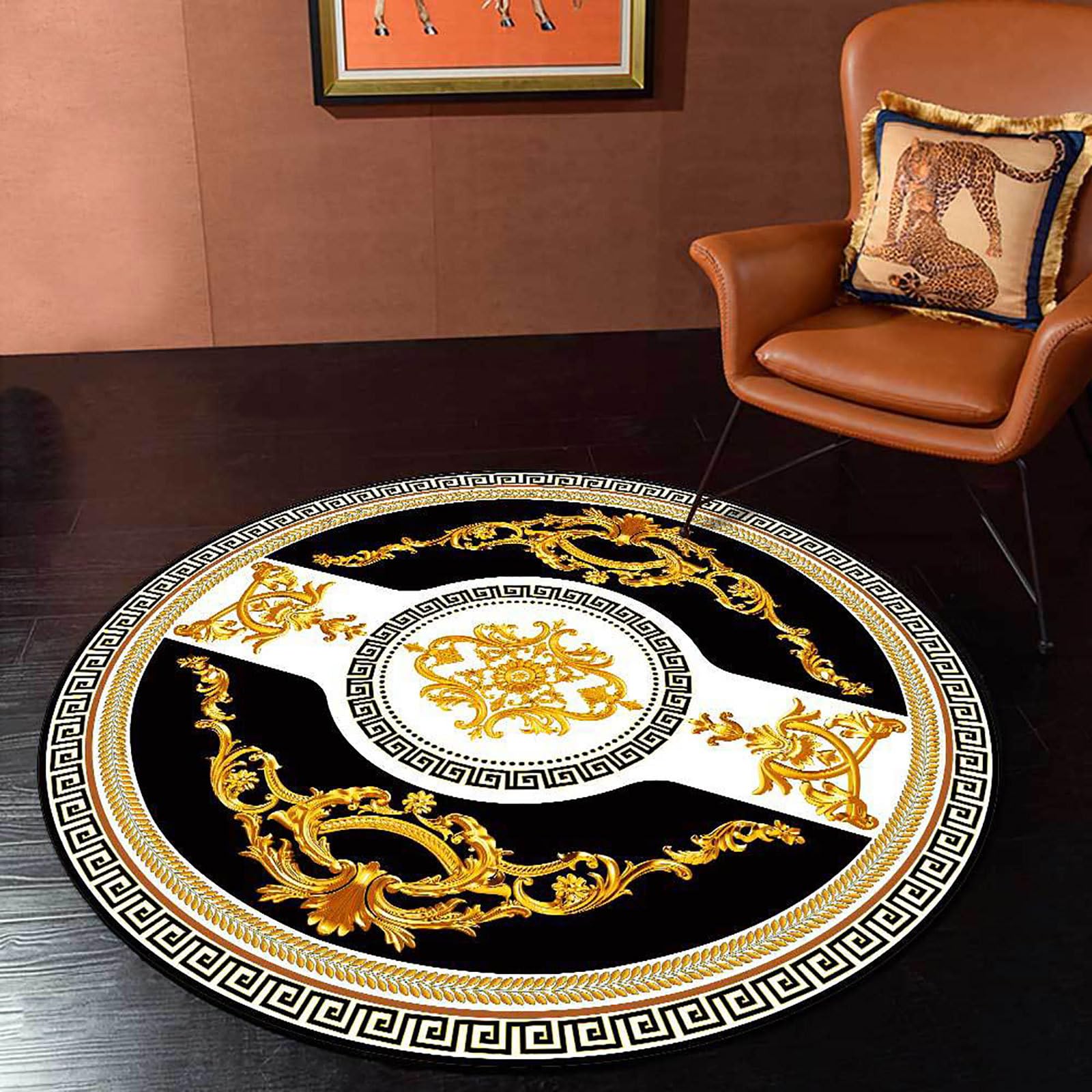 Tapis couloir moderne et salon avec envers antidérapant pour l'entrée de maison