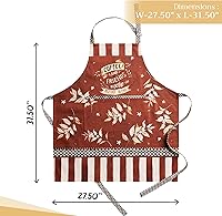 Vista 169 de Maison d' Hermine Delantal 100% de algodón para mujeres con bolsillo de cocina delantal de chef para hombres, decoración de Pascua