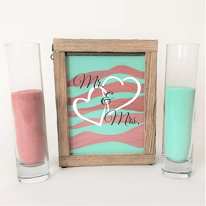 Buy Streamside Shoppe Rustic Unity Sand Ceremony Set Mr. and Mrs