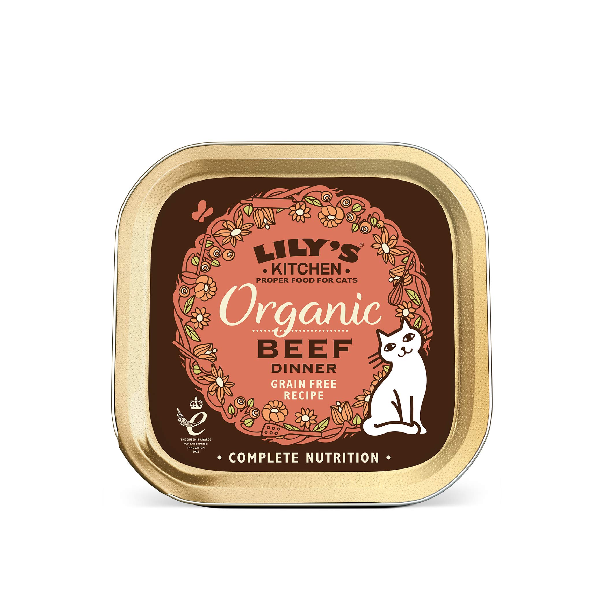Lily's Kitchen Organic Beef Dinner Natural Food Beef for Cats 19 x 85g