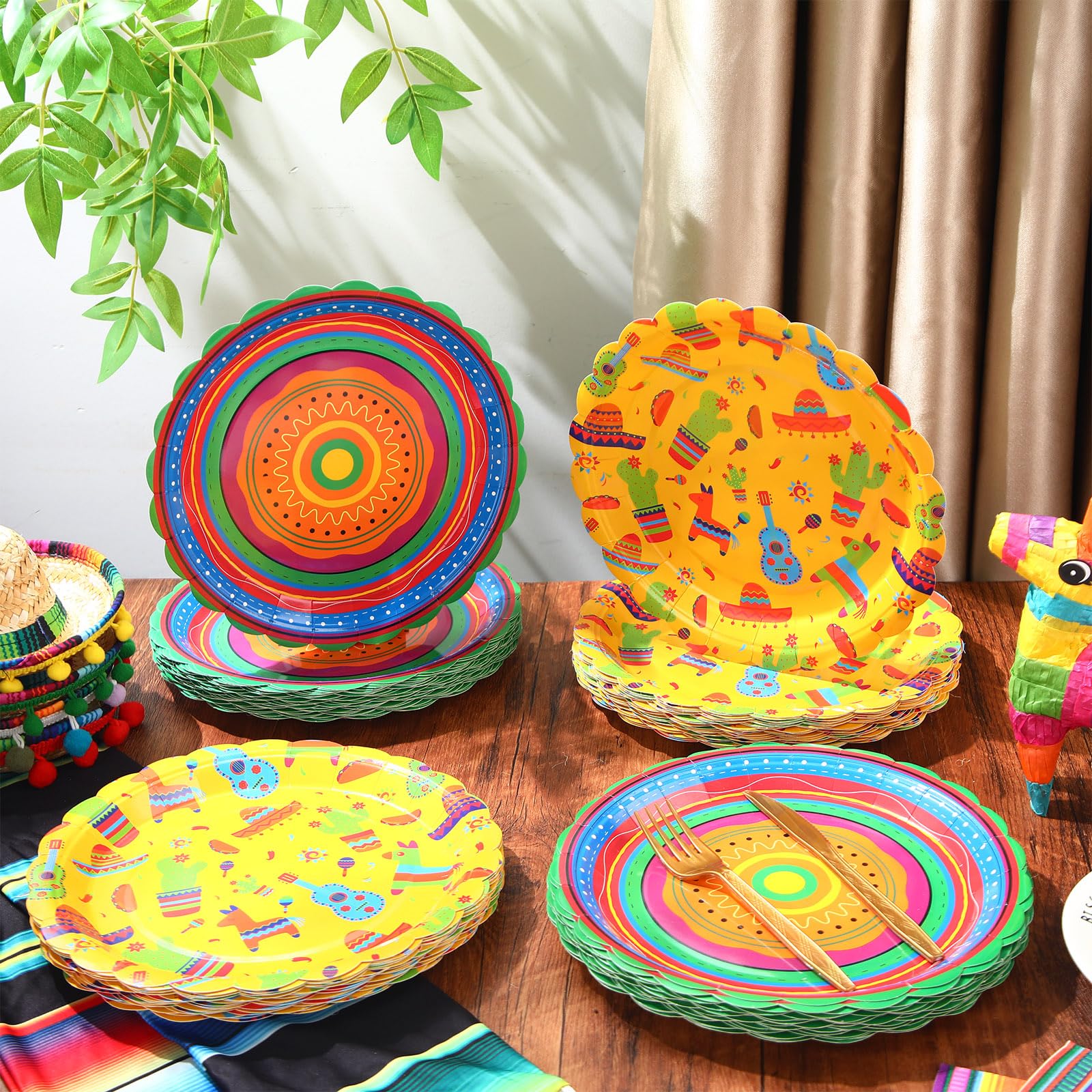 Assiettes Carton PM Joyeux Anniversaire Noir - La Table - Articles De Fête