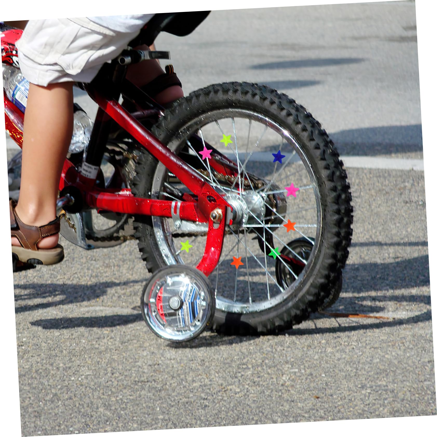 HANABASS Bicycle Wheel Streamers 1 Set Beads Tassels Bike Decorations Handlebar Streamers Boys and Girls Bike Accessories