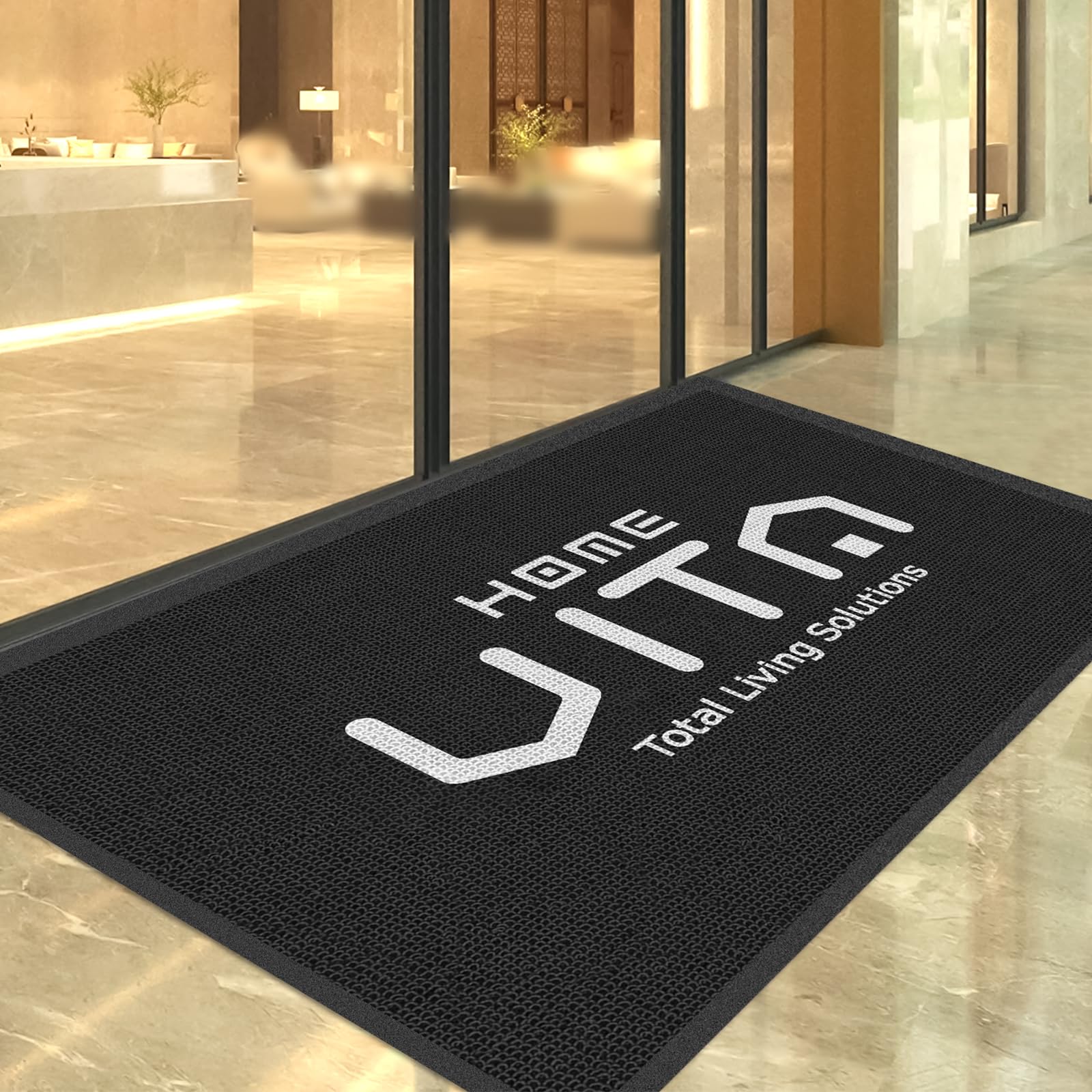 YDBDoormat Custom Personalized Commercial Floor Mat with Any Logo Size Color Entryway Welcome Doormat Entrance Carpet for Business Indoor/Outdoor Non-Slip Durable Wear Resistance