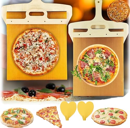 Pala Pizza Scorrevole Effesto 13.8 x 23.6 in, cáscara de pizza Effesto, cáscara de pizza deslizante, la cáscara de pizza que transfiere la pizza