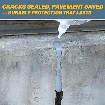 Concrete Crack Filler, 4.4LB Cement Crack Filler, Magic Crack Filler for Concrete, Driveway, Tile, Walkway, Patio, Joint, Indoor and Outdoor - Grey (70oz)