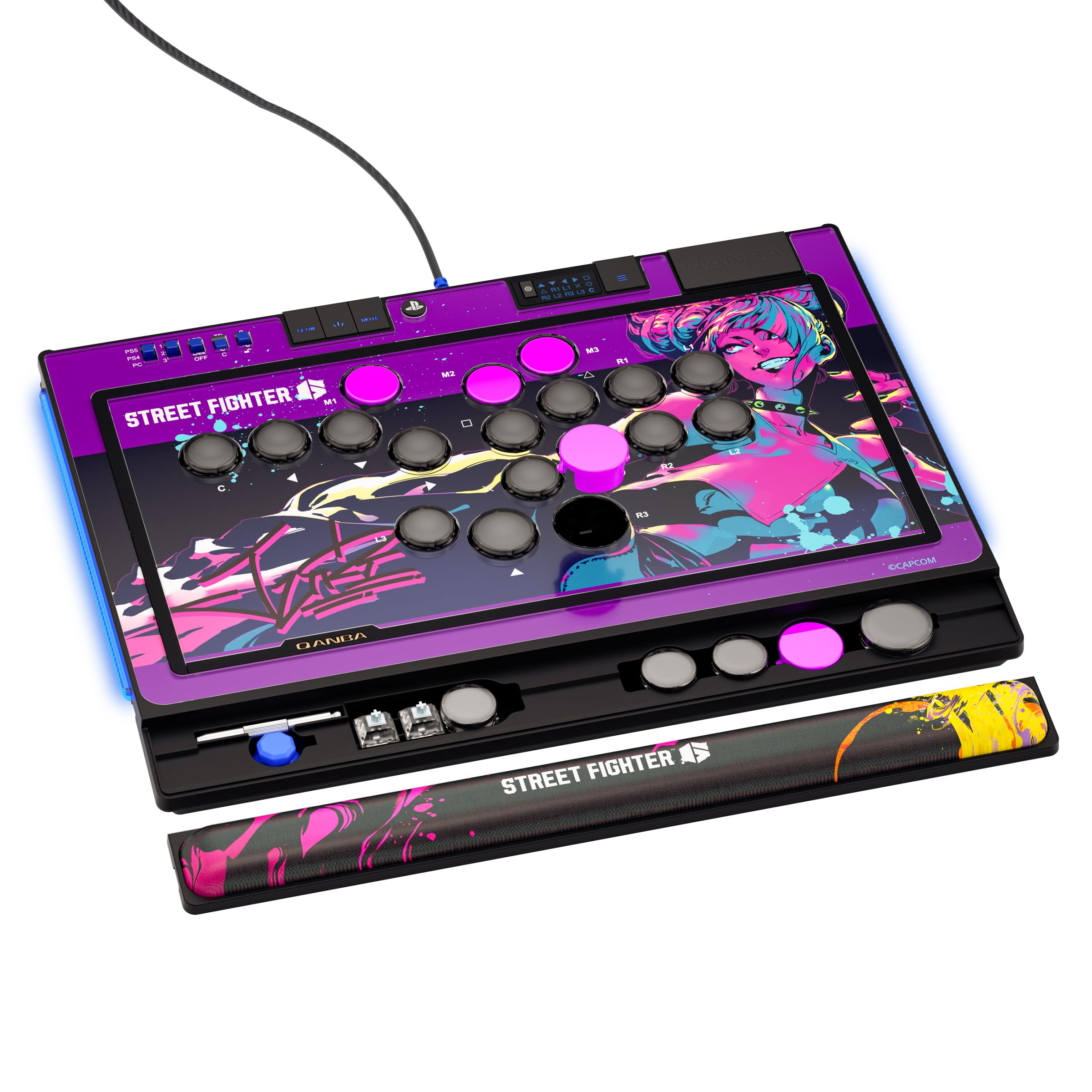 Qanba Sapphire S1 Leverless Arcade Controller Joystick for