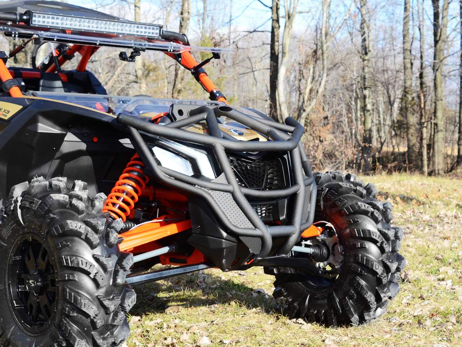 Buy SuperATV Front Bumper for CanAm Maverick X3 (See Fitment) Made of