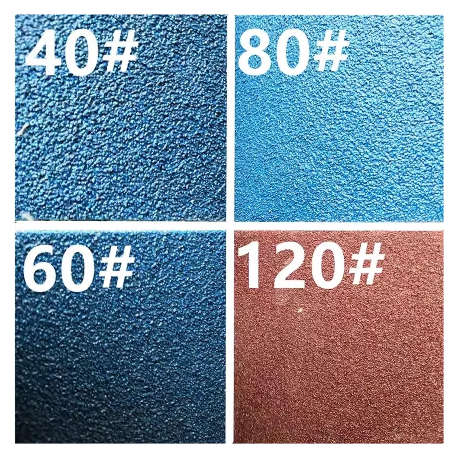 Nastro abrasivo ad alte prestazioni da 5 pezzi 100 x 915 mm | Grano di zirconio for lucidatura al titanio Abrasivo a secco(P60)