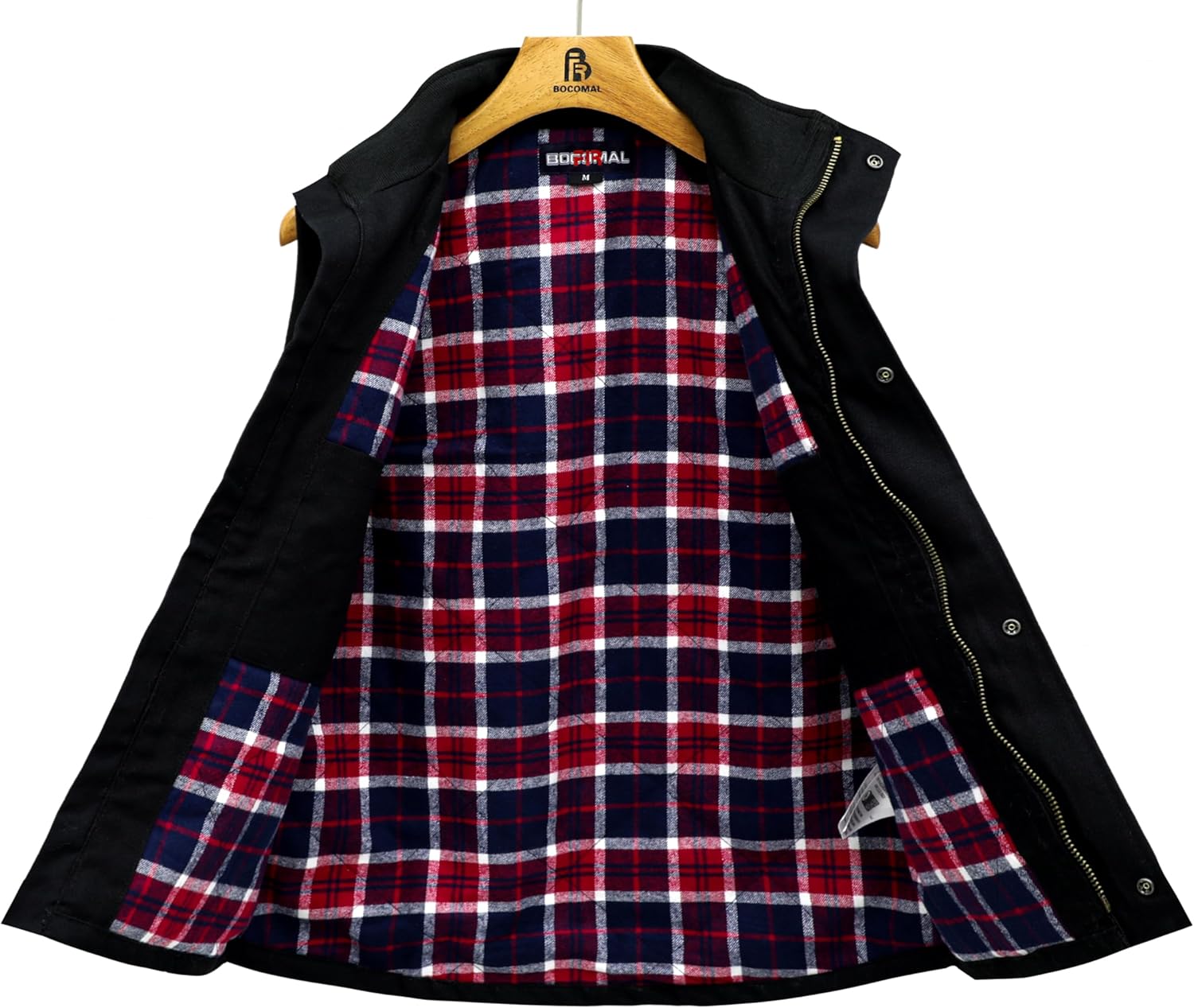 BOCOMAL FR Jacket Insulated Flame Resistant Duck Hooded Coat Outwear&Vest Light Water Repellent and Oil Resistant. - Image 3