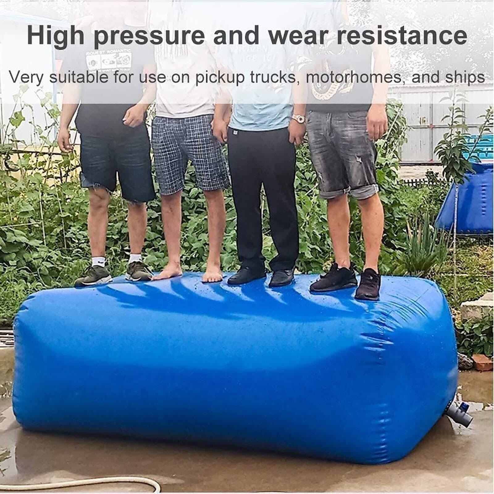 Depósito de Agua Flexible Bolsa de plástico for Grandes Bolsas Almacenamiento Agua. Grifo for Montar en vehículo. Uso construcción Pre-Loading Bag for Bridges