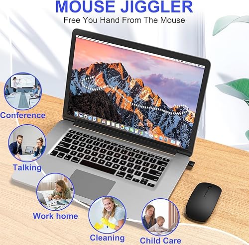 Miniatura 3 de Bluetooth Wireless Mouse for MacBook Air Mac Pro iPad Laptop Computer Pad Optical Rechargeable Slim Silent Dual Mode (2.4G USB-C/USB-A&Bluetooth
