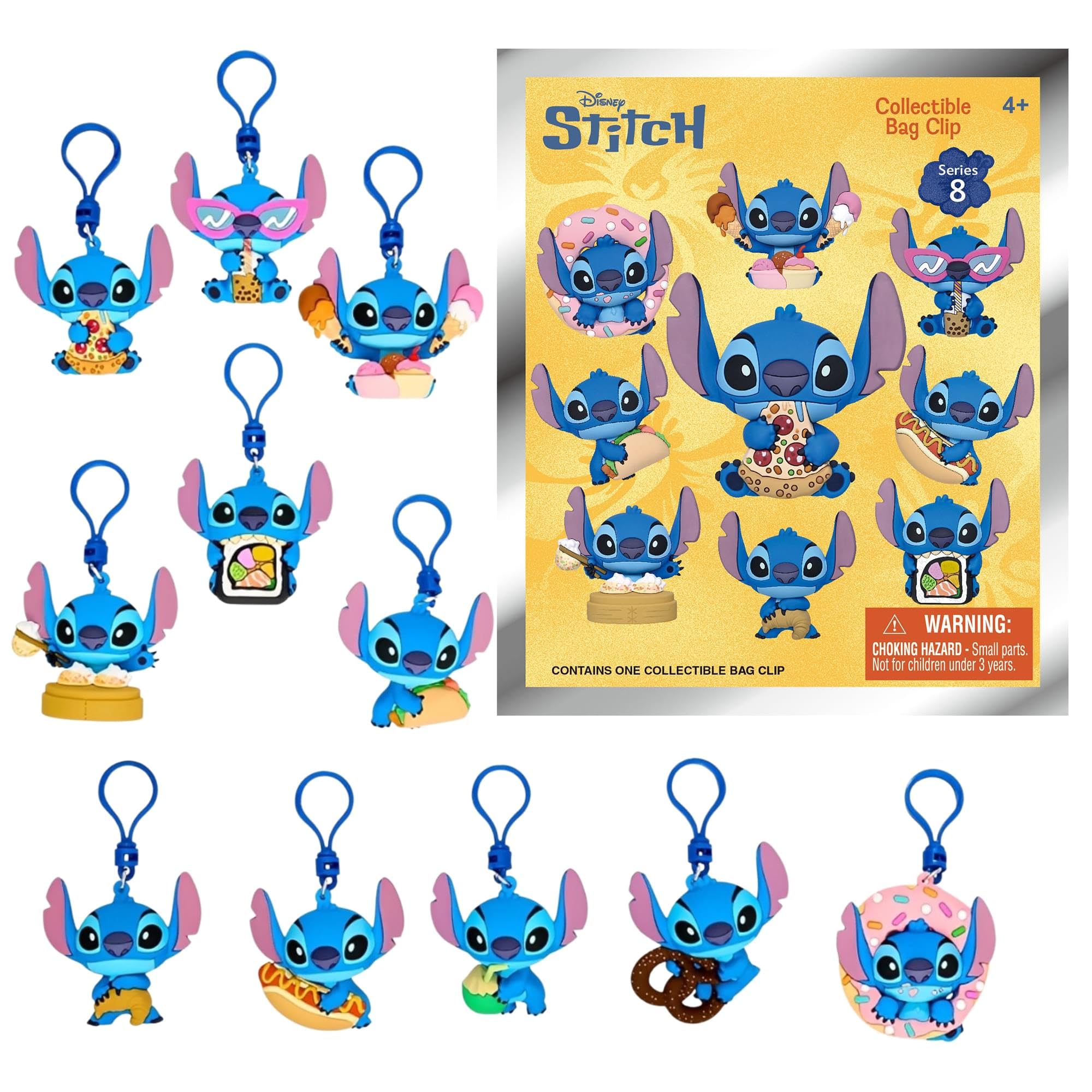 Amazon.com: Disney Lilo & Stitch Series 8 Blind Bag 3D Foam Bag