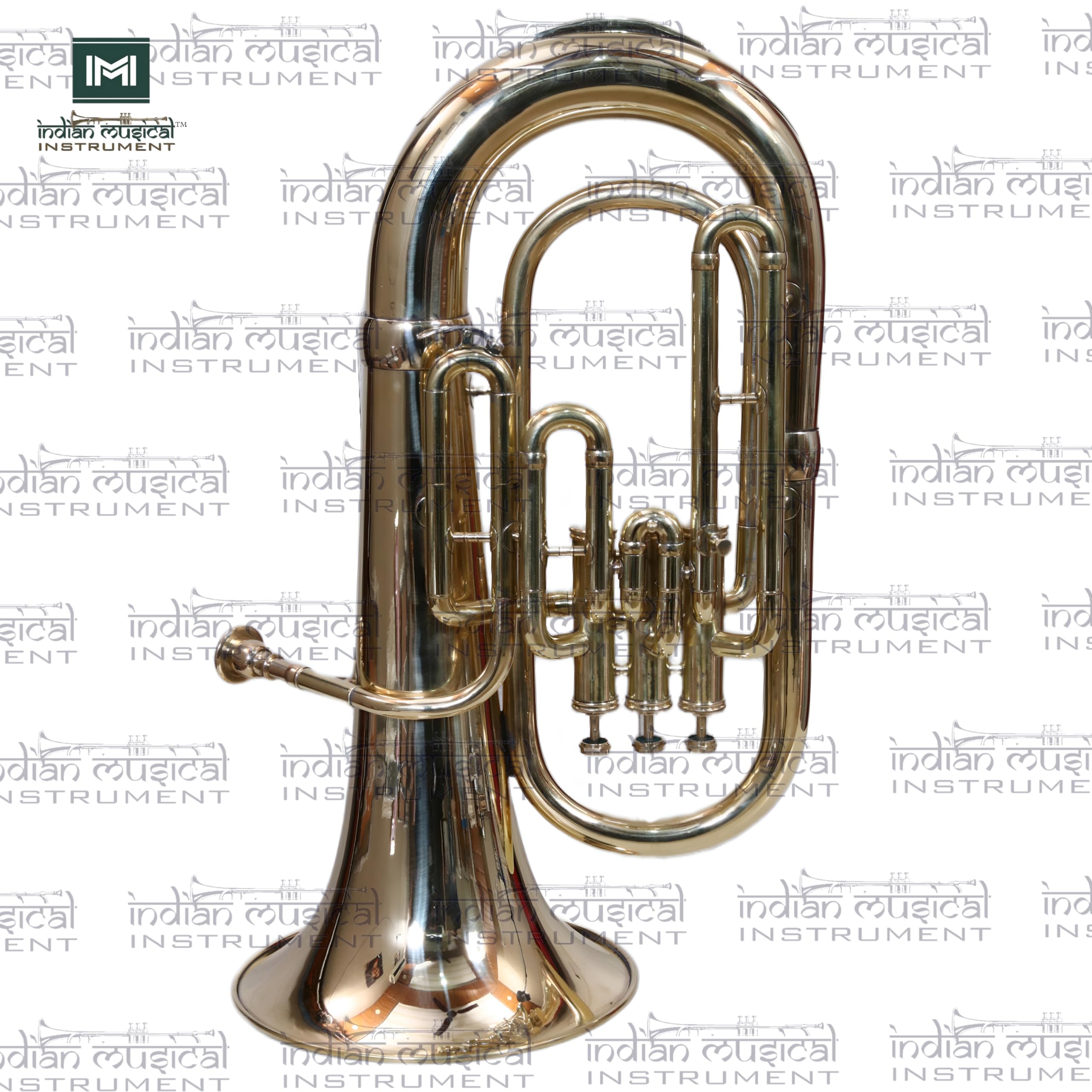 Euphonium Instrument en laiton à 3 valves avec tonalité chaude, valves lisses, pour musiciens et étudiants