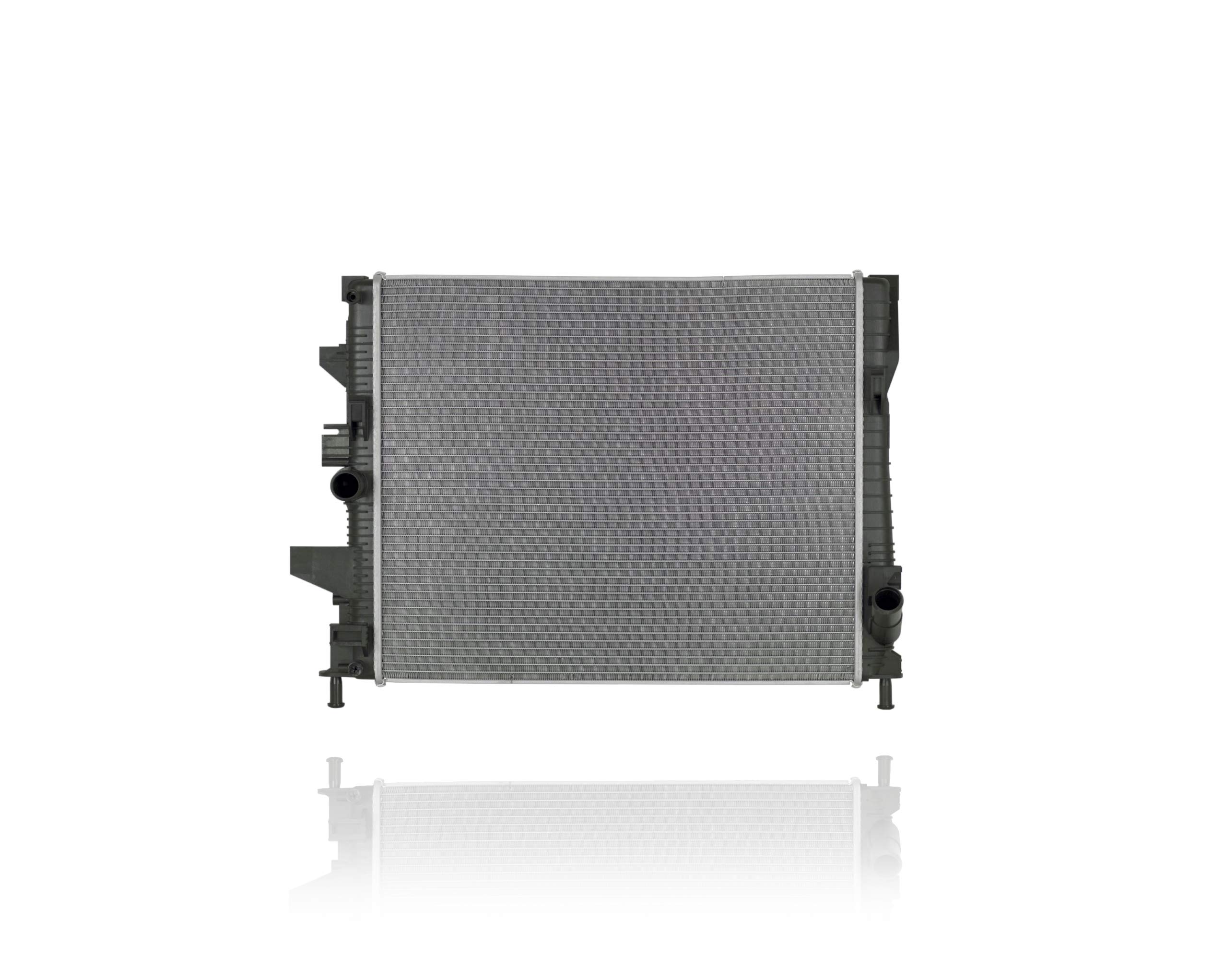 Radiator - Cooling Direct Compatible/Replacement for 15-18 Ford Focus-Sedan/Hatchback Automatic Transmission 1.0L Turbo Engine - Plastic Tank Aluminum