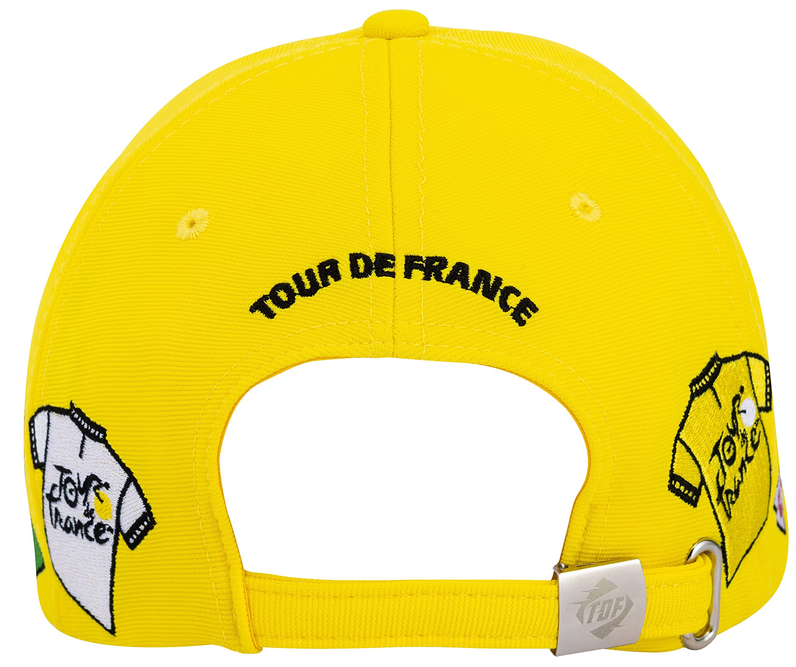 Tour de France Gorra líder – Colección oficial de ciclismo, talla ajustable, amarillo, Talla única
