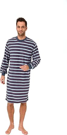 NORMANN-Wäschefabrik Damen Frottee Pyjama mit Bündchen Sterne Tupfendesign - auch in Übergrössen