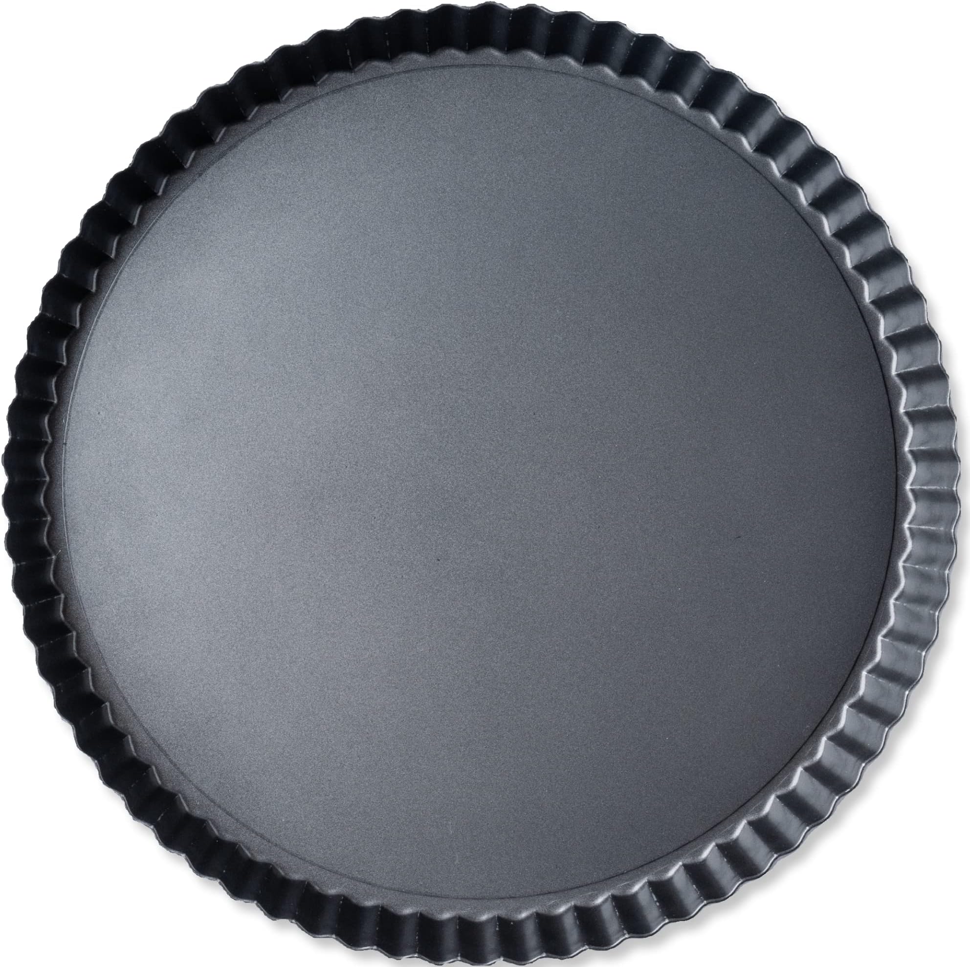 Zenker NonStick Carbon Steel Flan/Tart Pan, 11Inch, grey