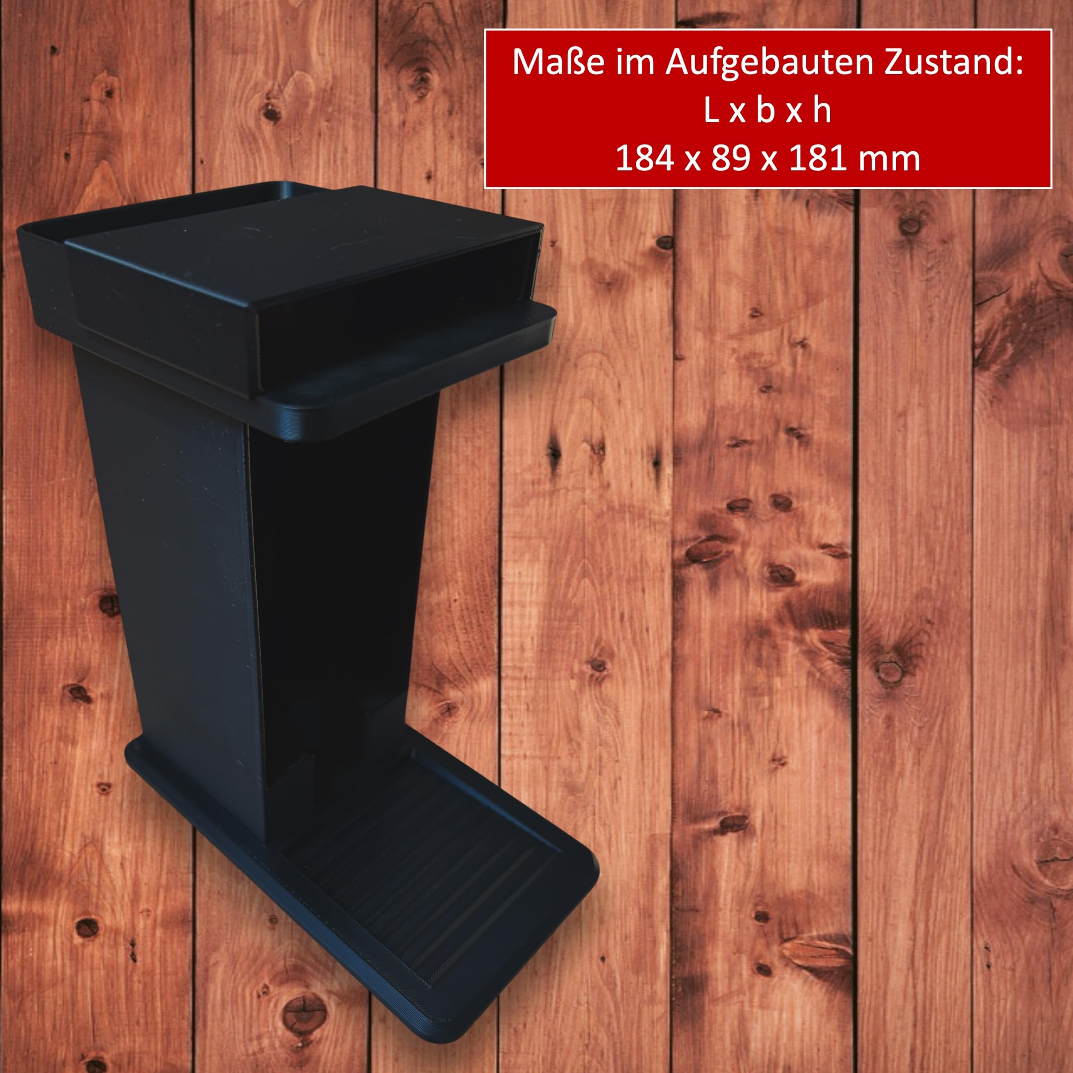 Premium Tower Handyhalterung für Hitster Musikspiel – Stabiler Smartphone Ständer Turm für QR Code Scan – Zubehör kompatibel mit Hitster Party & Original