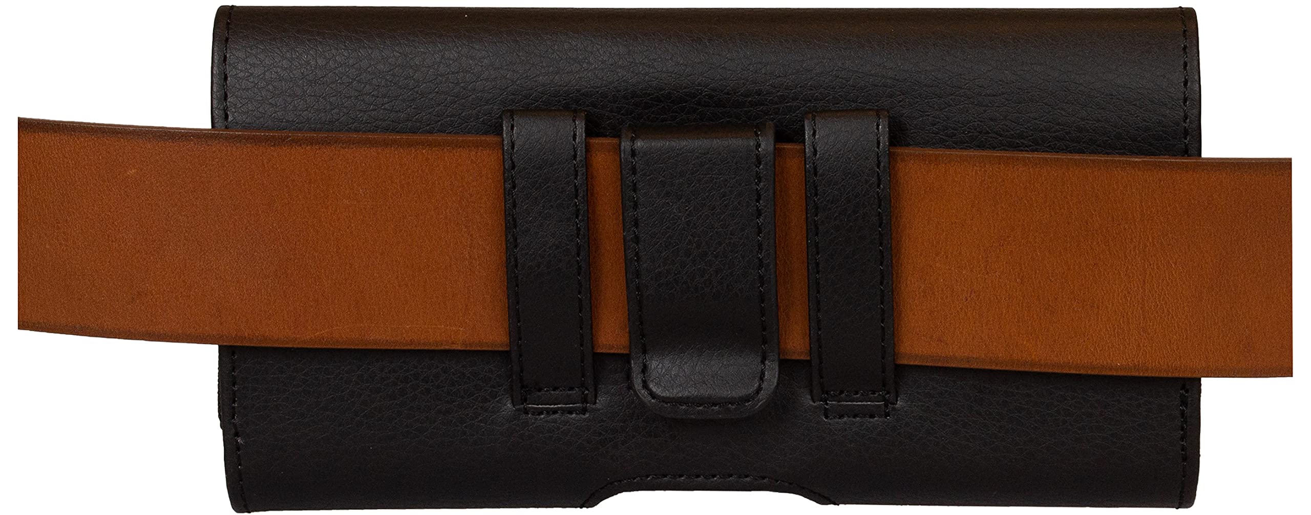 Étui de Ceinture pour Samsung Galaxy S25/S24/S23 Ultra, Cuir synthétique, Clip de Ceinture, Fermeture magnétique