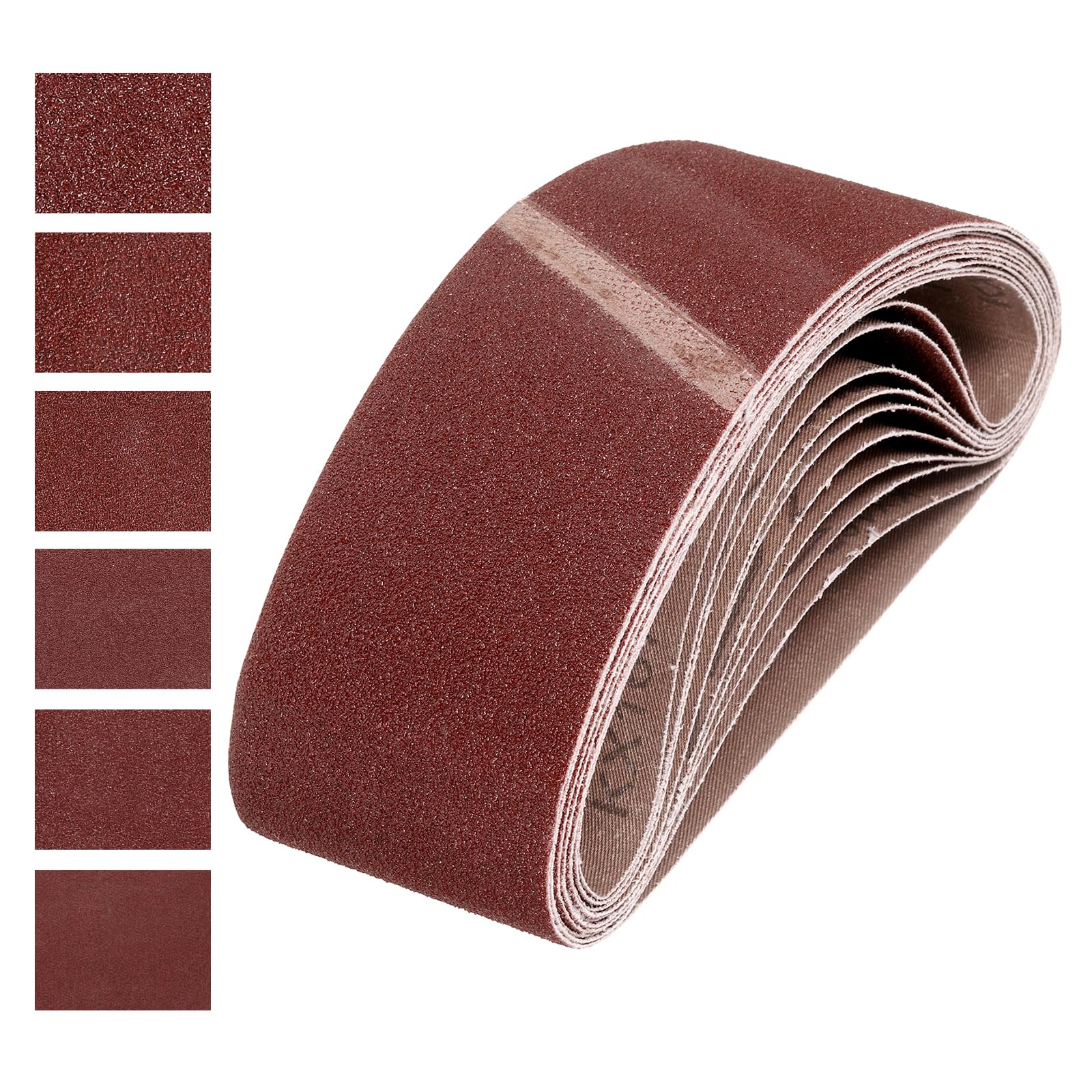 Bande abrasive 76 mm x 533 mm pour restaurer vos meubles en bois et métaux