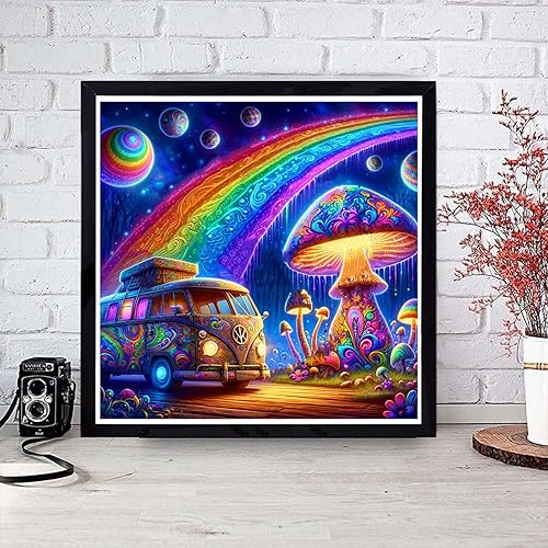 Miniatura 9 de ijbnhd Kits de pintura de diamantes Aurora 5D grandes para adultos, bricolaje con diamantes de imitación de cristal de diamantes de imitación de