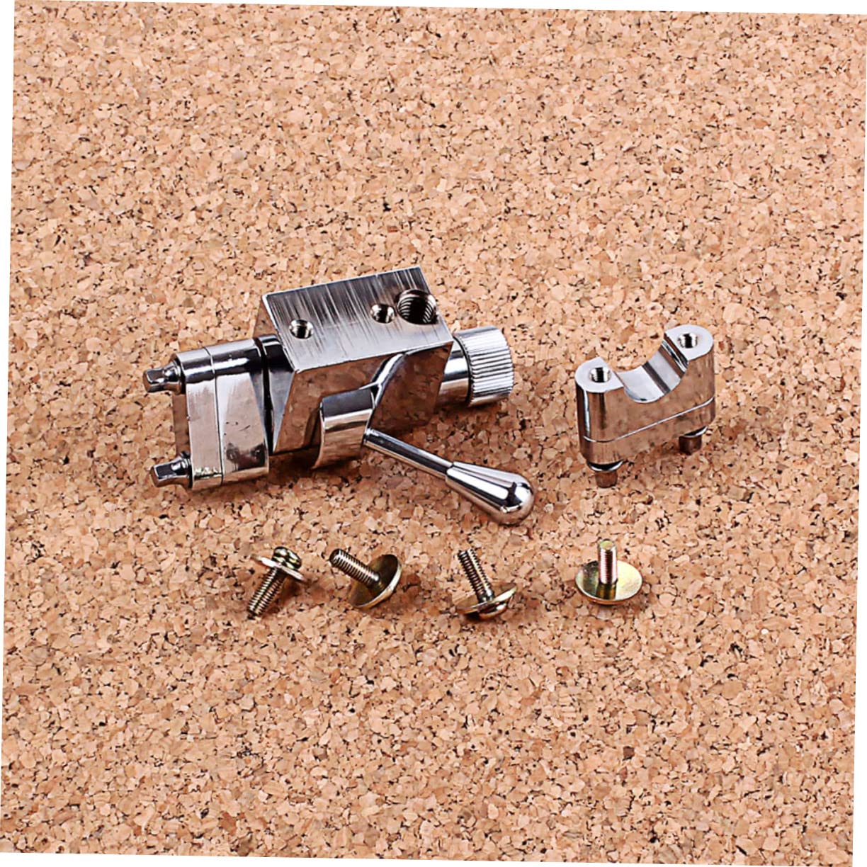 SUPVOX Metal Snare Drum Throw Off Clamp Regulator with Mounting Screws for Precise Snare Tension Control Durable Metal Strainer for Enhanced Resonance Effortless