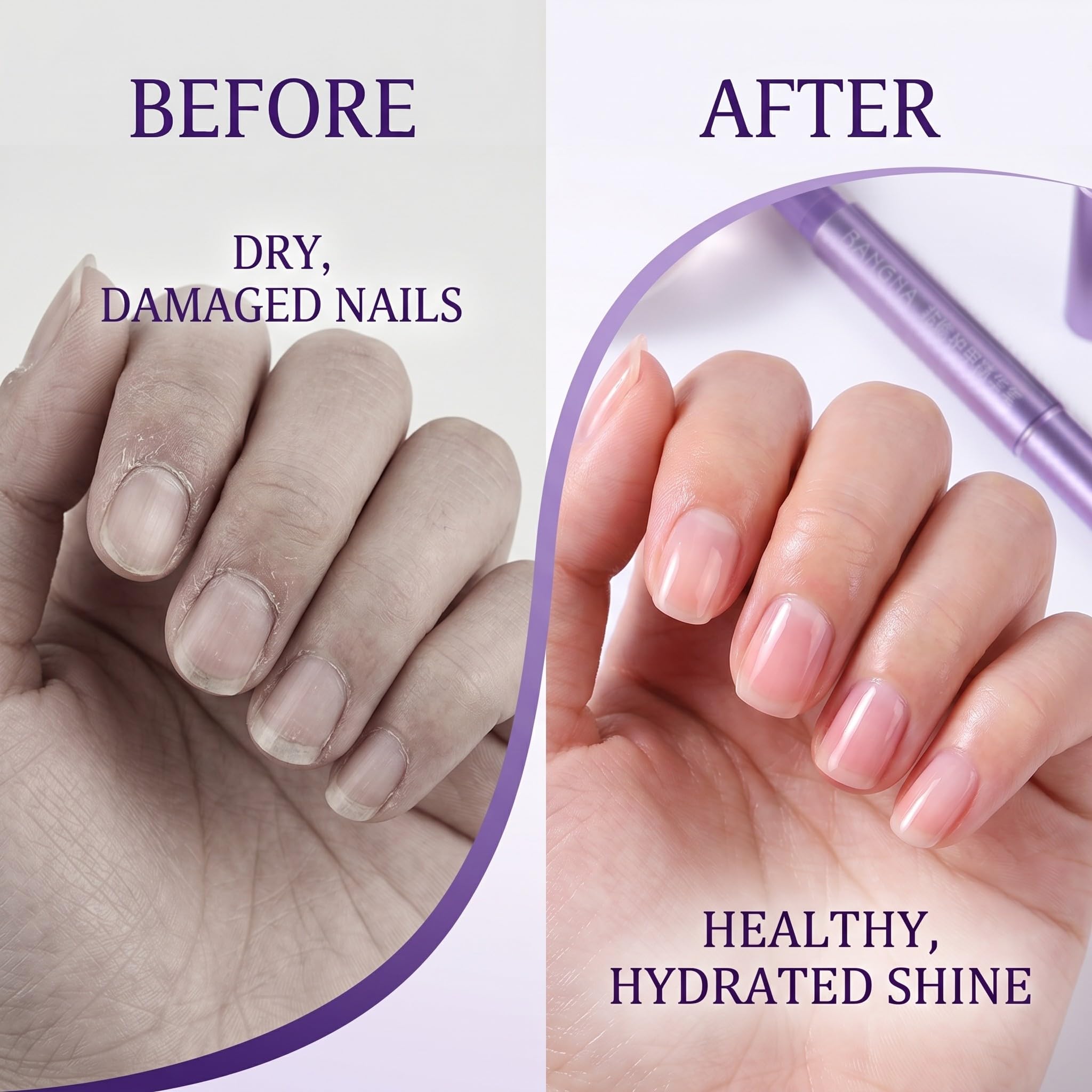 Nail Care Pen Penna Olio per Cuticole,Rimuovere Cuticole Unghie con Ceramica Punta Idratanti Rinforzanti Illuminanti Olio Applicatori Riparare Unghie Secche Screpolate