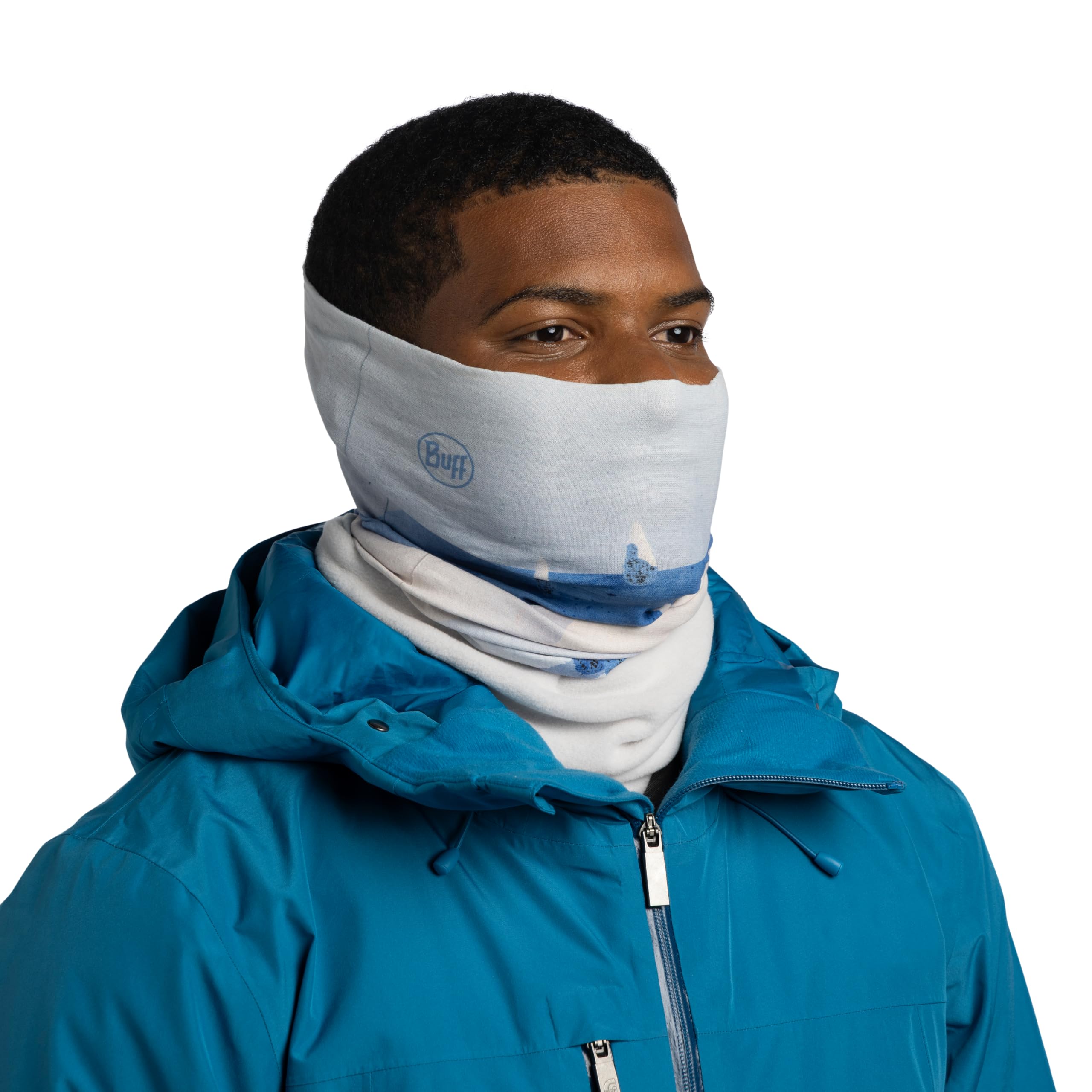 Buff| Braga de cuello Polar Multifucional, Calida, Forro, Comoda, Sueve Hombre Mujer Talla única Ecru