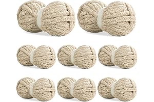 8-Pack Chunky Chenille Yarn for Crafting