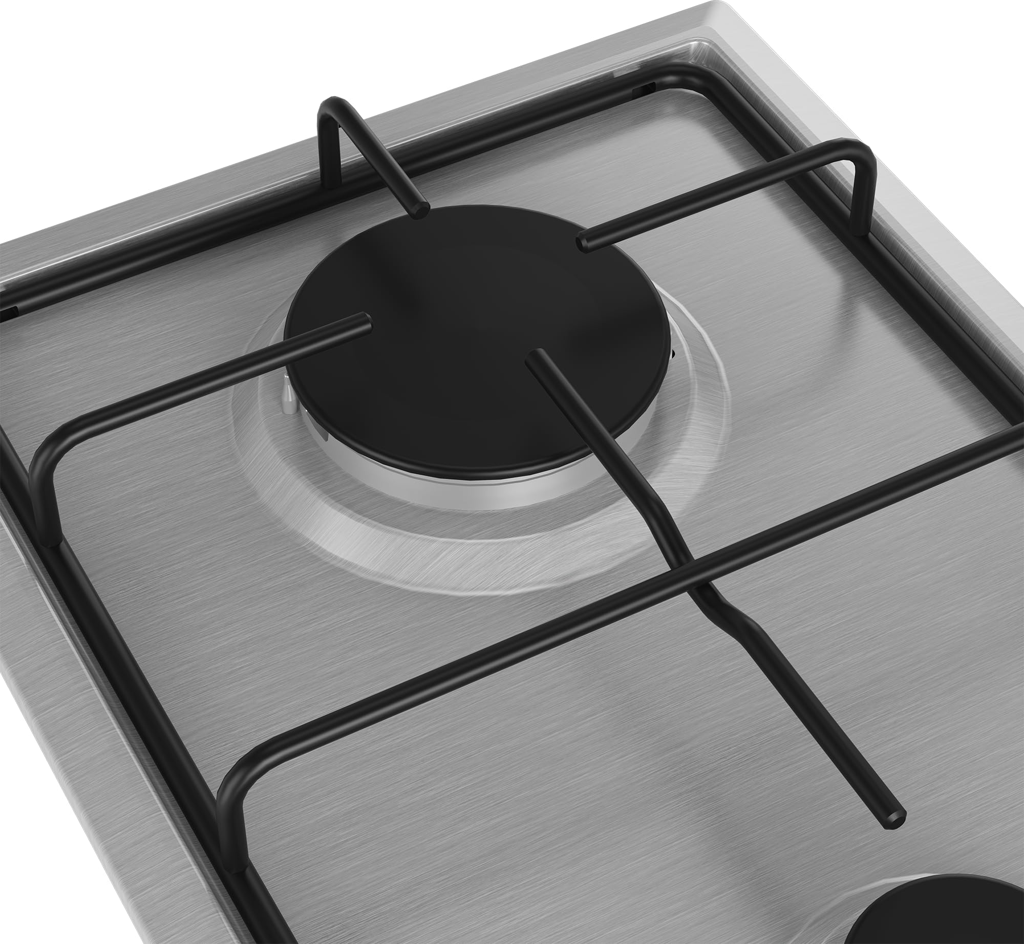 BEKO Placa Gas Modular HDCG32220FX: 2 fuegos 30 cm Inox | Formato modular de 30 cm