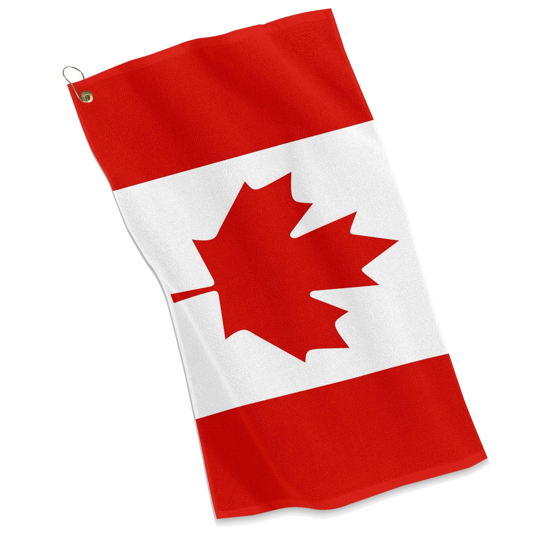ExpressItBest Golf/Sports Towel - Flag of Canada - Canadian