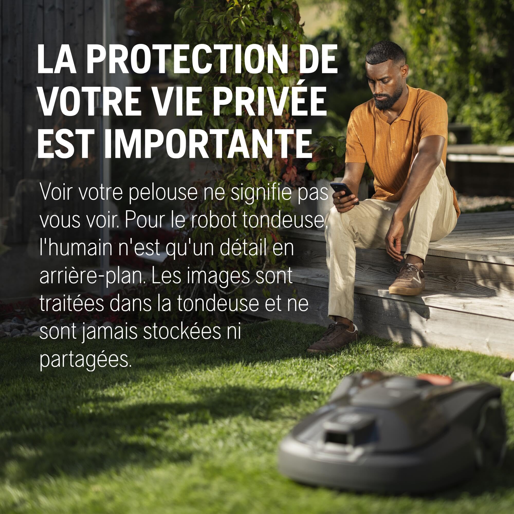 HUSQVARNA Automower® Aspire R6V – Robot Tondeuse sans Fil périphérique, détection IA Vision, Navigation GPS, Application WiFi, Tonte systématique, Zones virtuelles, jusqu'à 600 m²