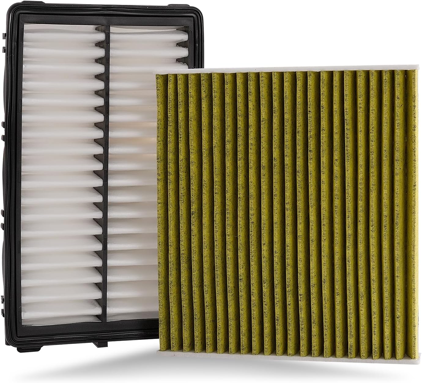 Engine & Cabin Air Filter Kit for Hyundai Tucson(2022-23); Santa Cruz(2022-26), Santa Fe(2021-25), Sonata(2020-25); for Kia K5(2021-25); Replace: 28113-L1000 97133-L1000