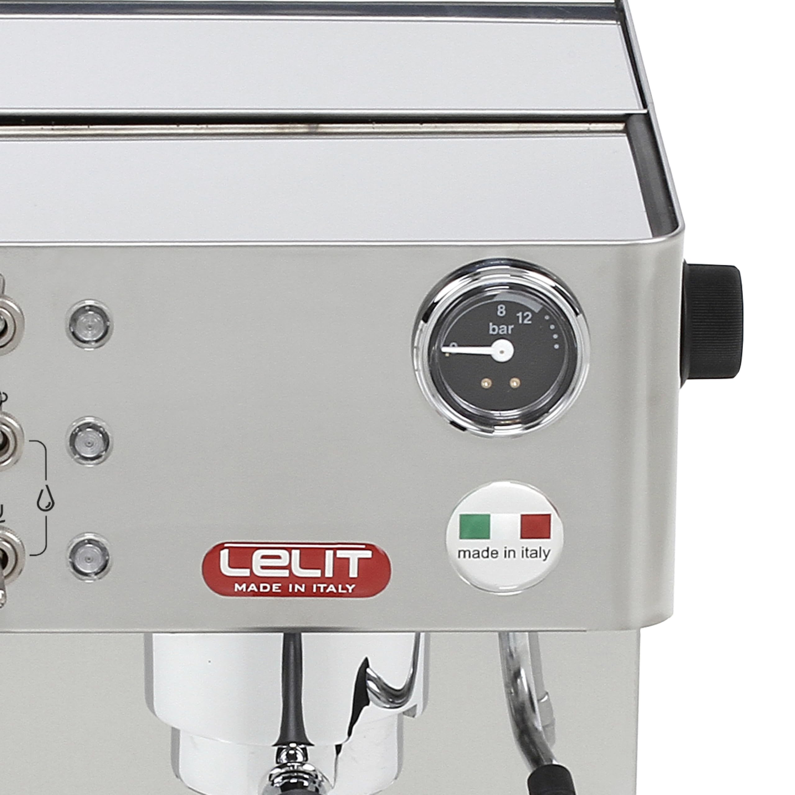 Lelit Anna Macchina da Caffè - Con Montalatte multidirezionale - PL41LEM-2G80 - Acciaio Inossidabile Lucido