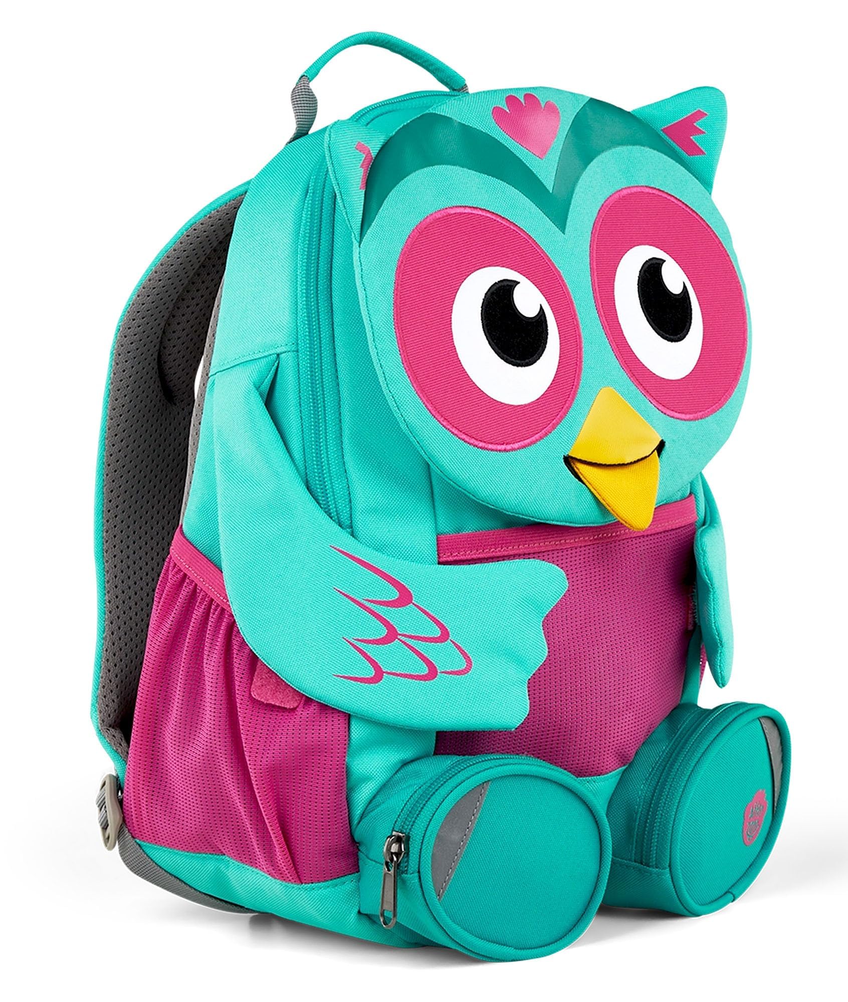 Affenzahn Owl Backpack for Kids, 3-5 Yrs Old - Water-Repellent Toddler Backpack for Daycare &amp; Preschool - Cute Bookbag for Girls &amp; Boys with Functional Pull-Out Tongue - Does Not Fit an A4 Folder