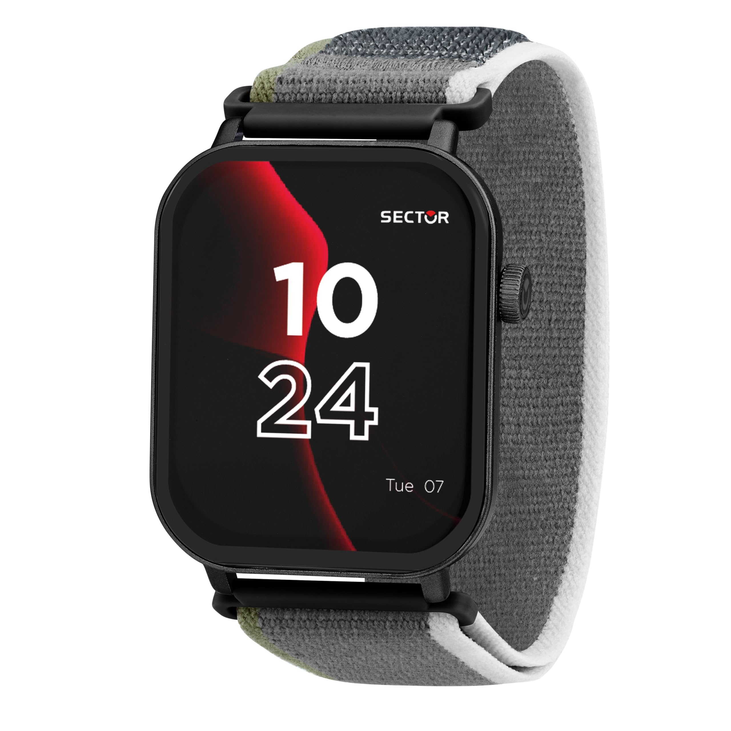 Sector No Limits S-07 Smartwatch Uomo 38 Mm – Orologio Digitale In Nylon, Impermeabile IP68, Regalo Idea